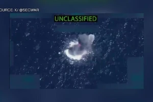 Mỹ tiêu diệt thêm một tàu bị cáo buộc buôn lậu ma túy ở vùng biển quốc tế tại Thái Bình Dương, ngày 29/10/2025.