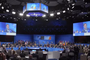 Tổng Thư ký Mark Rutte tại Hội nghị thượng đỉnh NATO năm 2025, The Hague, Hà Lan, ngày 25/6/2025.