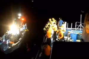 Phà chở hơn 350 người bị lật úp và chìm nghỉm ở miền nam Philippines, ngày 26/1/2026.