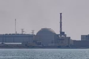 Nhà máy điện hạt nhân Bushehr ở Iran.