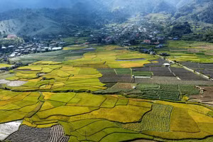 Một góc bản làng Mường Chiến, xã Ngọc Chiến, huyện Mường La.