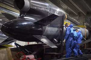 Cơ sở sản xuất tên lửa Flamingo ở Ukraine.