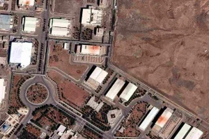 Cơ sở hạt nhân Natanz của Iran bị Mỹ-Israel tấn công, ngày 21/3/2026.