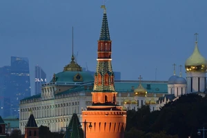 Điện Kremlin ở Moscow.