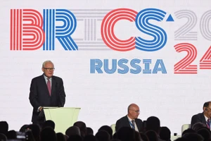 Thứ trưởng Ngoại giao Nga Sergey Ryabkov phát biểu tại Diễn đàn Đô thị Quốc tế BRICS tại Moscow