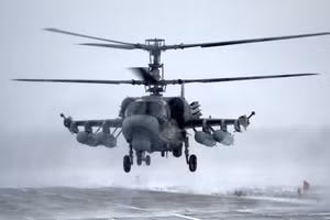 Máy bay trực thăng Ka-52 của quân đội Nga.
