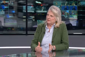 Cựu Ngoại trưởng Áo Karin Kneissl, trong buổi phỏng vấn với RT, ngày 7/4/2026.