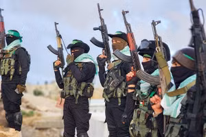 Các tay súng Hamas.
