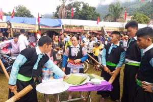 Cuộc thi giã bánh dày sẽ diễn ra dịp 2/9 tại huyện Mộc Châu.