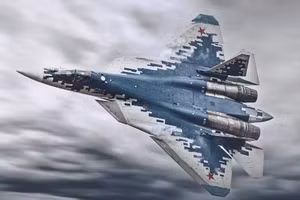 Máy bay tàng hình thế hệ thứ năm Su-57 của Nga.