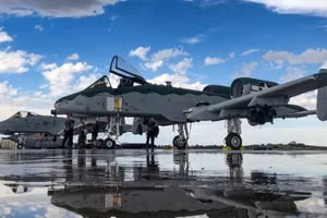 Máy bay tấn công A-10 của Mỹ.