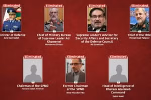 Danh sách các quan chức cấp cao Iran được cho là đã thiệt mạng trong cuộc tấn công của Israel sáng 28/2.