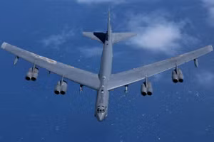 Máy bay ném bom chiến lược B-52H Stratofortress của Không quân Mỹ.