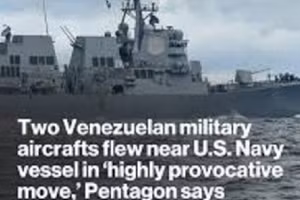 Lầu Năm Góc cáo buộc hai chiến đấu cơ Venezuela bay gần tàu Mỹ, gây nguy hiểm.