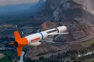 Tên lửa tầm xa Tomahawk của Mỹ.