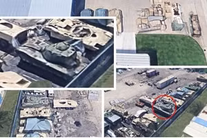 Nguyên mẫu xe tăng của Mỹ đang gặp nguy hiểm khi hình ảnh vệ tinh bị rò rỉ trên Telegram.