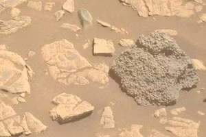 Loại đá kỳ lạ này được phát hiện trên sao Hỏa.