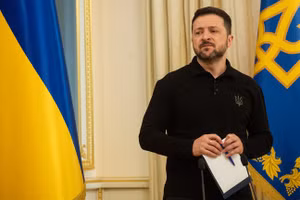 Tổng thống Ukraine Vladimir Zelensky.