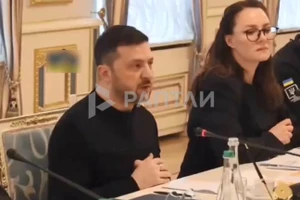 Tổng thống Ukraine Vladimir Zelensky.