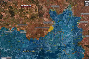 Sơ đồ chiến sự ở tiền tuyến Ukraine, ngày 17/9/2024.