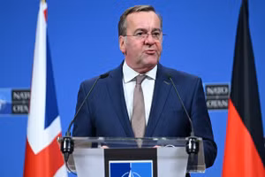 Bộ trưởng Quốc phòng Đức Boris Pistorius.