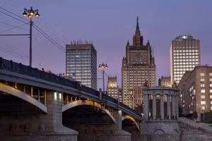 Trụ sở Bộ Ngoại giao Nga ở Moscow.
