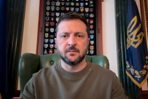 Tổng thống Ukraine Vladimir Zelensky.
