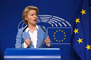 Chủ tịch EC Ursula von der Leyen.