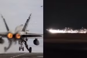  F/A-18 Hornet do Mỹ sản xuất thuộc RMAF) đã bốc cháy và rơi xuống sân bay Sultan Haji Ahmad Shah hôm 21/8/2025.