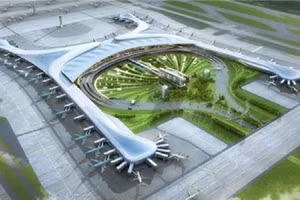 Hình ảnh mô phỏng về diện mạo của sân bay quốc tế Bishoftu