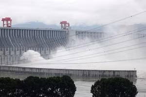 Đập Tam Hiệp ở Trung Quốc.