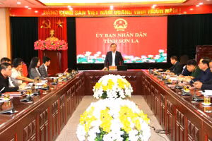 Lãnh đạo UBND tỉnh Sơn La chủ trì cuộc họp với Ban Tổ chức cuộc thi Hoa hậu.