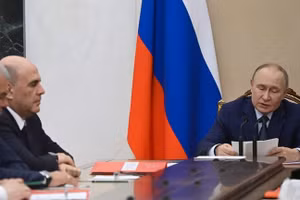 Tổng thống Nga Vladimir Putin phát biểu trước Hội đồng An ninh Quốc gia, ngày 22/9/2025.