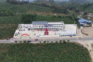 Trung tâm đăng kiểm mới khai trương có quy mô xây dựng gần 7.000m2.