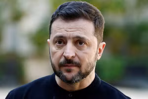 Tổng thống Ukraine Vladimir Zelensky.