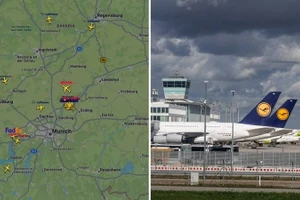 Sân bay Munich ở Đức buộc phải đóng cửa tạm thời sau khi phát hiện UAV xâm phạm không phận, ngày 2/10/2025.