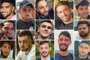 13 con tin còn sống cuối cùng được Hamas giao cho Hội Chữ thập đỏ, ngày 13/10/2025.