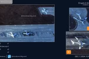 Hình ảnh cho thấy Nga di dời một phần đáng kể phi đội không quân của mình đến Căn cứ không quân Engels-2.