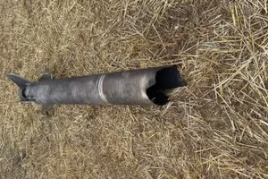 Phần còn lại của tên lửa phòng không 9M96E2 trên lãnh thổ Ấn Độ.