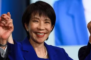 Bà Sanae Takaichi trở thành nữ thủ tướng đầu tiên của Nhật Bản, ngày 21/10/2025.