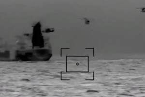 Pháp bắt giữ một tàu chở dầu thuộc hạm đội ngầm của Nga ở Biển Bắc, ngày 1/3/2026.