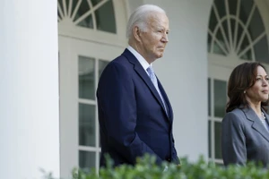 Tổng thống Mỹ Joe Biden (trái) và Phó Tổng thống Kamala Harris.