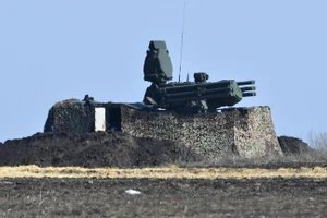 Hệ thống phòng không tầm ngắn Pantsir-S1 của Nga.