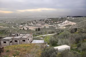 Khu định cư Do Thái Adumim ở Bờ Tây gần Nablus.