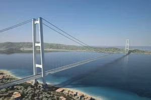 Dự án xây Cầu Eo biển Messina nối liền Sicily với vùng đất liền phía nam Calabria trị giá 11 tỷ bảng Anh dự kiến sẽ được thông xe vào cuối năm 2032.