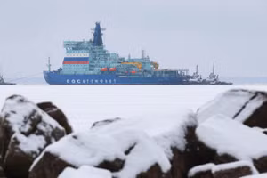 Tàu phá băng hạt nhân Yakutia của Nga.