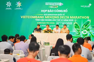 Buổi họp báo công bố Giải Marathon Quốc tế “Mekong Delta Marathon Hậu Giang” lần thứ VI.