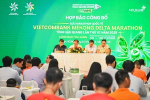 Buổi họp báo công bố Giải Marathon Quốc tế “Mekong Delta Marathon Hậu Giang” lần thứ VI.