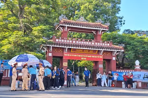 Trường THPT chuyên Quốc Học - Huế. (Ảnh: Đại Dương)