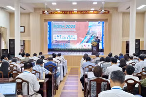 Hội thảo quốc tế Công nghệ và Quản lý Xanh (IFGTM) lần thứ 15 tổ chức tại Trường Đại học Khoa học, Đại học Huế.(Ảnh: Đại Dương)